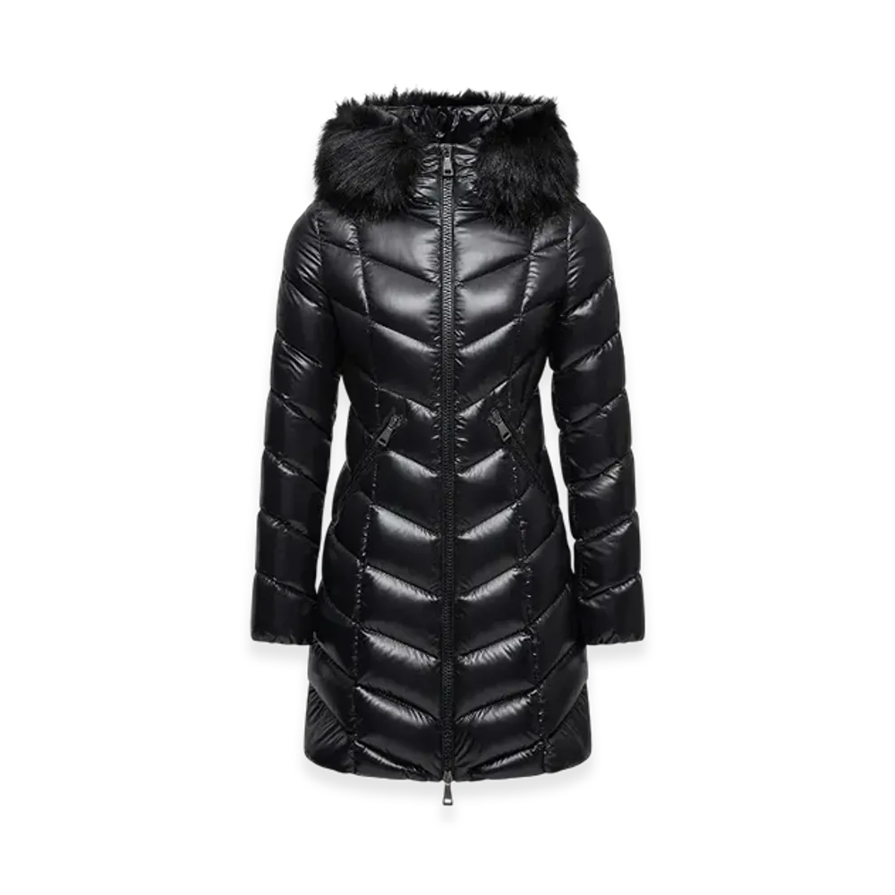 MONCLER Fulmarus Hooded Long Down Jacket "Black"