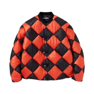 NEIGHBORHOOD Checker Down Jacket "Orange"