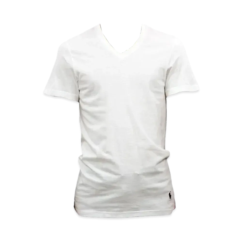 Polo Ralph Lauren Cotton Classic V-Neck T-Shirt "White"