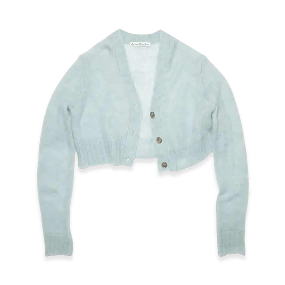 Acne Studios Cropped Cardigan "Pale Blue"