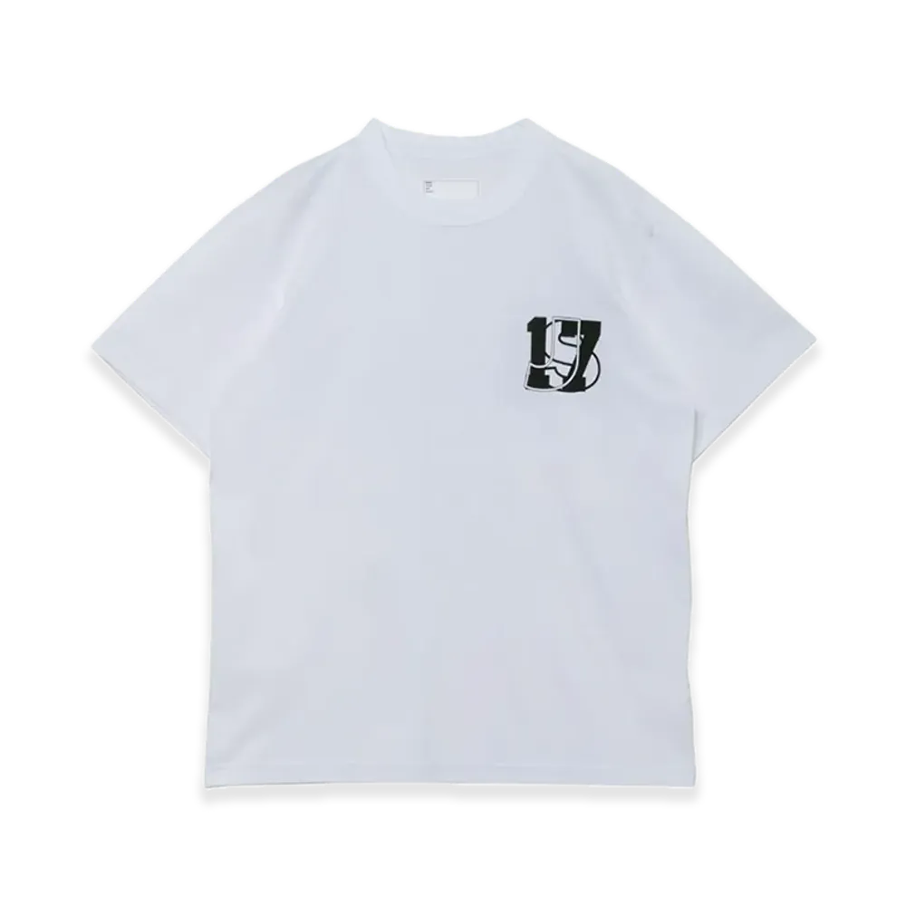 sacai x SEVENTEEN x JOOPITER Short Sleeve Tee "White"