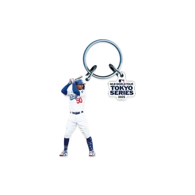 MLB Wincraft Dodgers Mookie Betts Tokyo Series Opening Game Acrylic Key Chain
