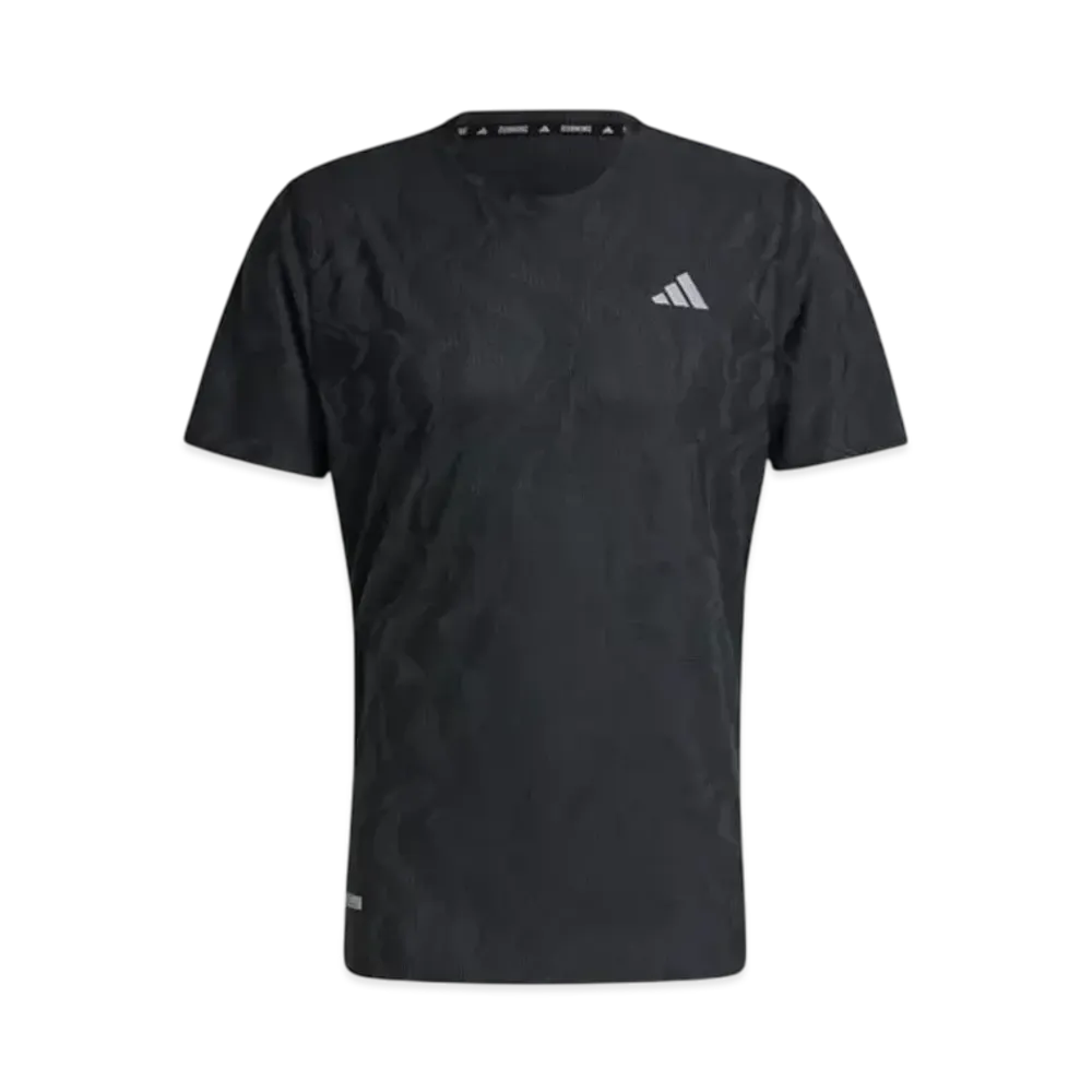 adidas Ultimate Heat. Rdy Engineered Running Short Sleeve T-Shirt "Black"