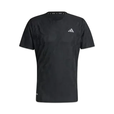 adidas Ultimate Heat. Rdy Engineered Running Short Sleeve T-Shirt "Black"