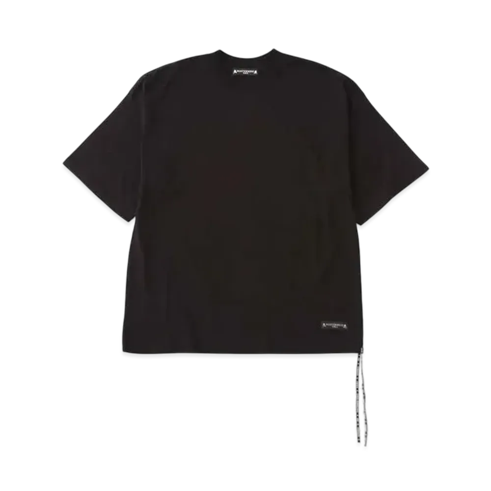 mastermind WORLD Boxy Cursive Logo Tee "Black"