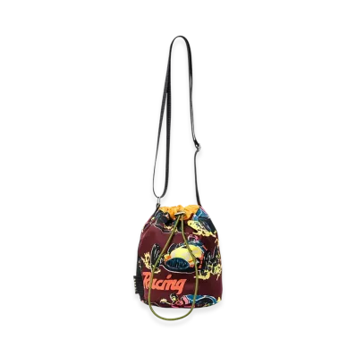 sacai Zantan Crossbody Pouch "Bordeaux Multi"
