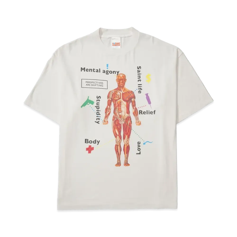 SAINT Mxxxxxx SS T-Shirt Body "White"