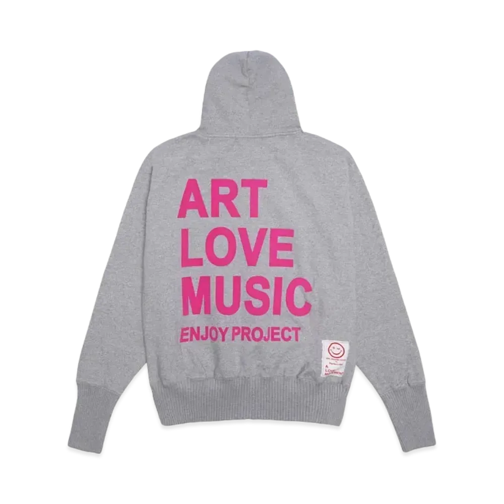 Perfect ribs Basic Zip Hoodie "HeatherGray"