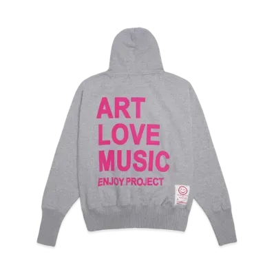 Perfect ribs Basic Zip Hoodie "HeatherGray"