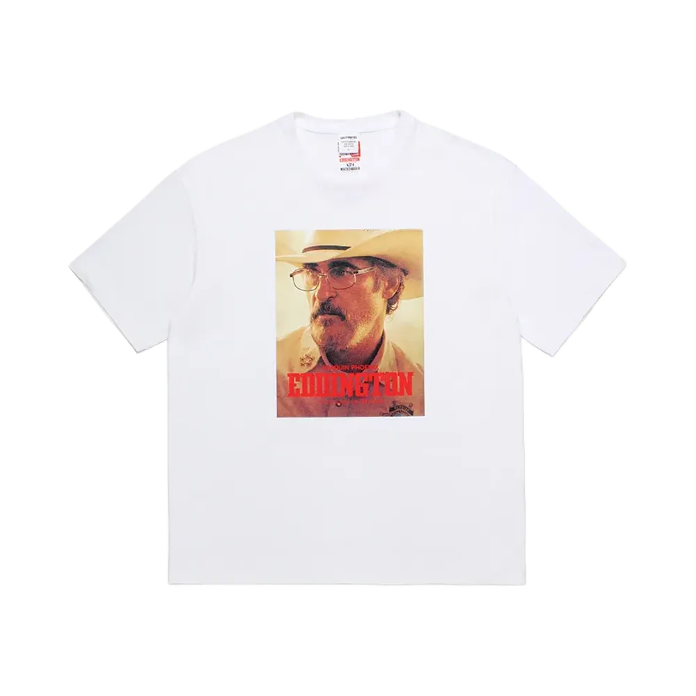 WACKO MARIA x EDDINGTON Washed Heavy Weight T-Shirt "White"