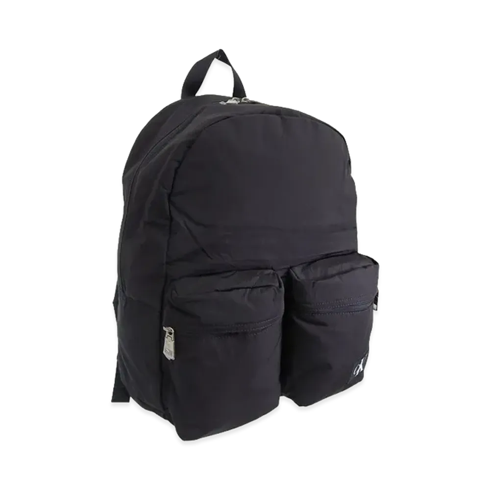 Calvin Klein City Nylon Twopocket Backpack "Black"
