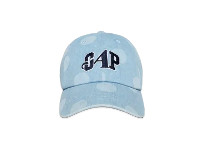 Gap x Awake NY Dot Denim Baseball Cap "Medium Wash"