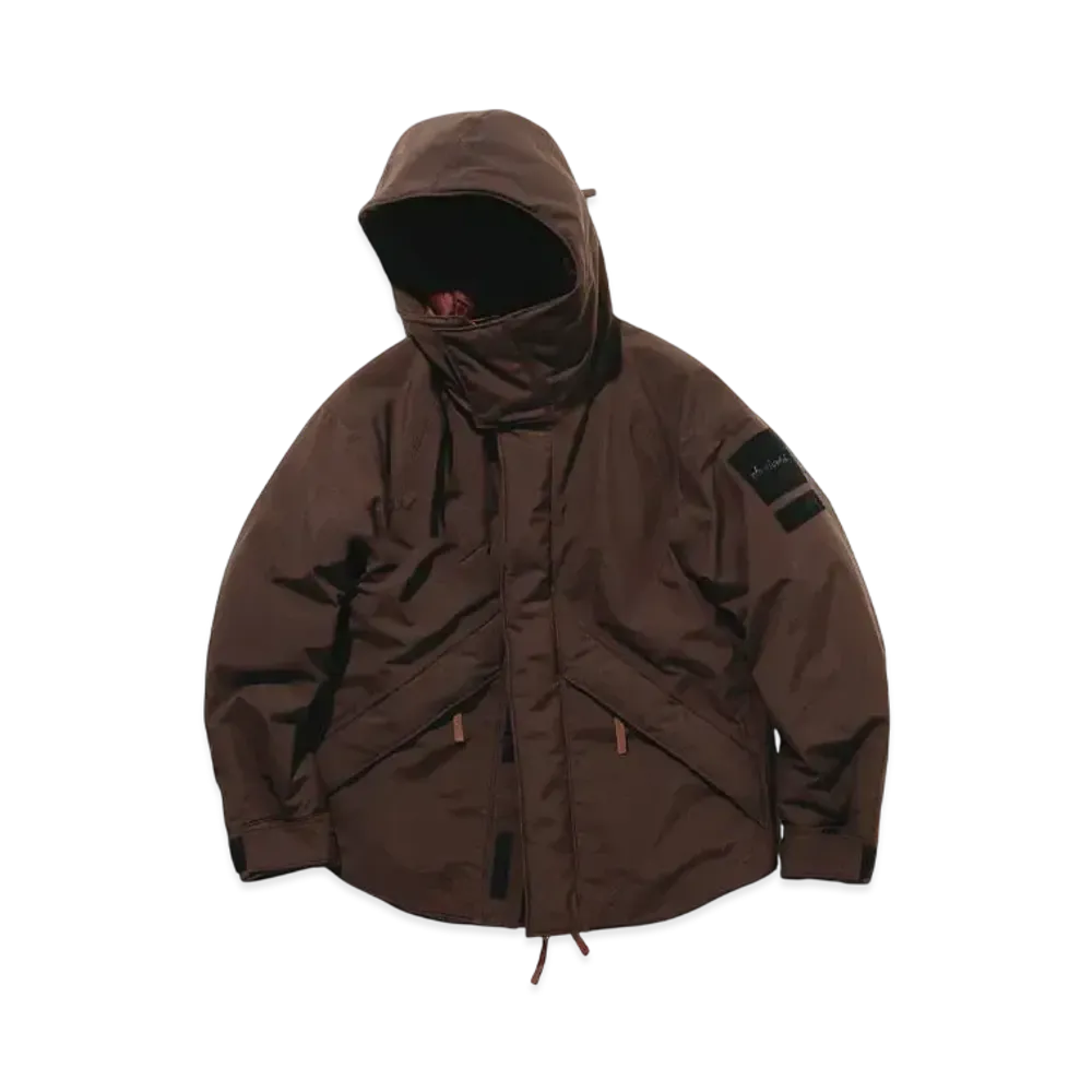 WILD THINGS x nonnative Explorer Puff Jumper Denali Nylon Weather Gore-Tex 2L "Brown"