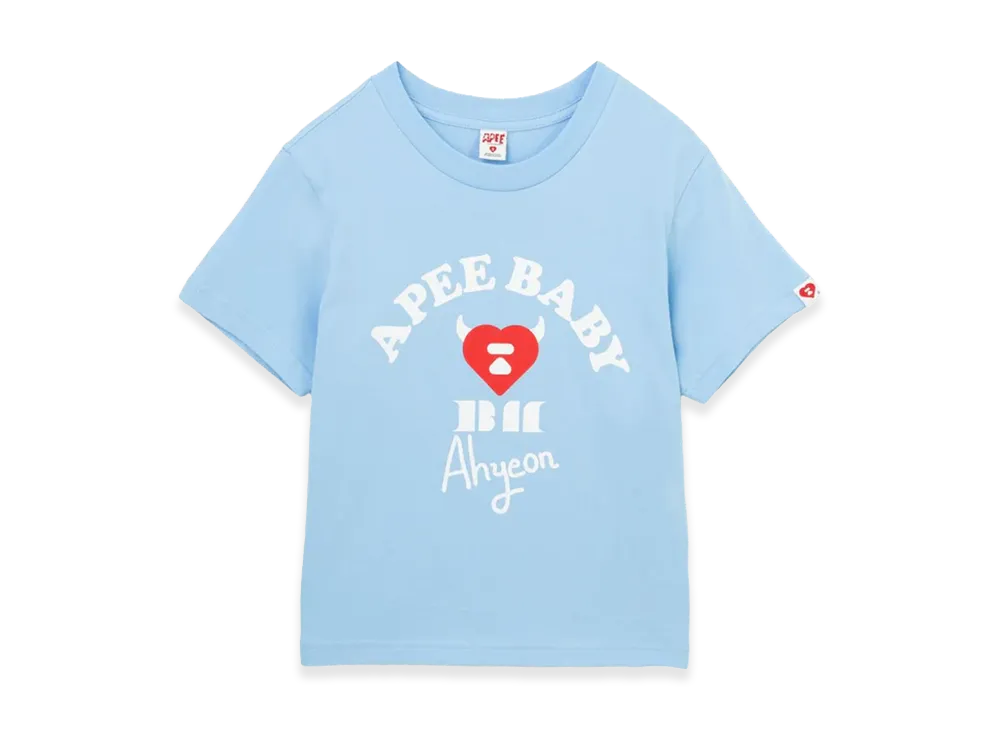 A BATHING APE x BABY MONSTER Women's APEE Baby Print Tee #2 "Sax"