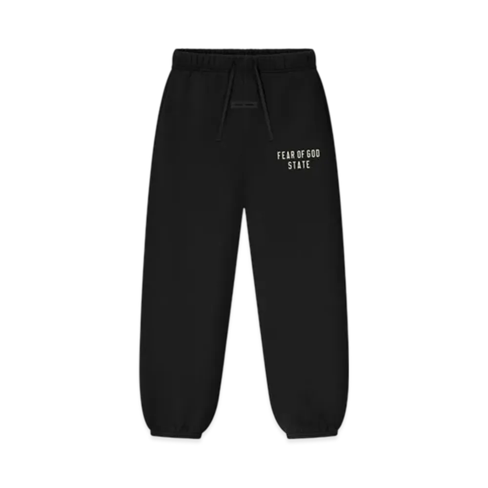 FEAR OF GOD ESSENTIALS Kids Classic Fleece Sweatpant "Jet Black"