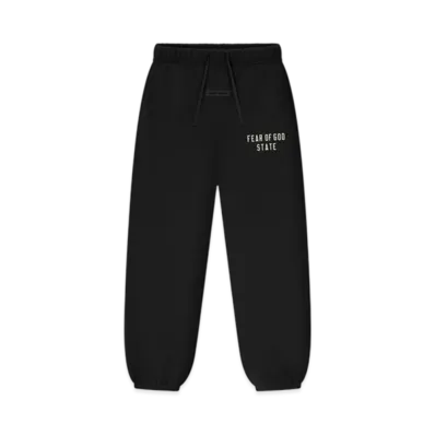 FEAR OF GOD ESSENTIALS Kids Classic Fleece Sweatpant "Jet Black"