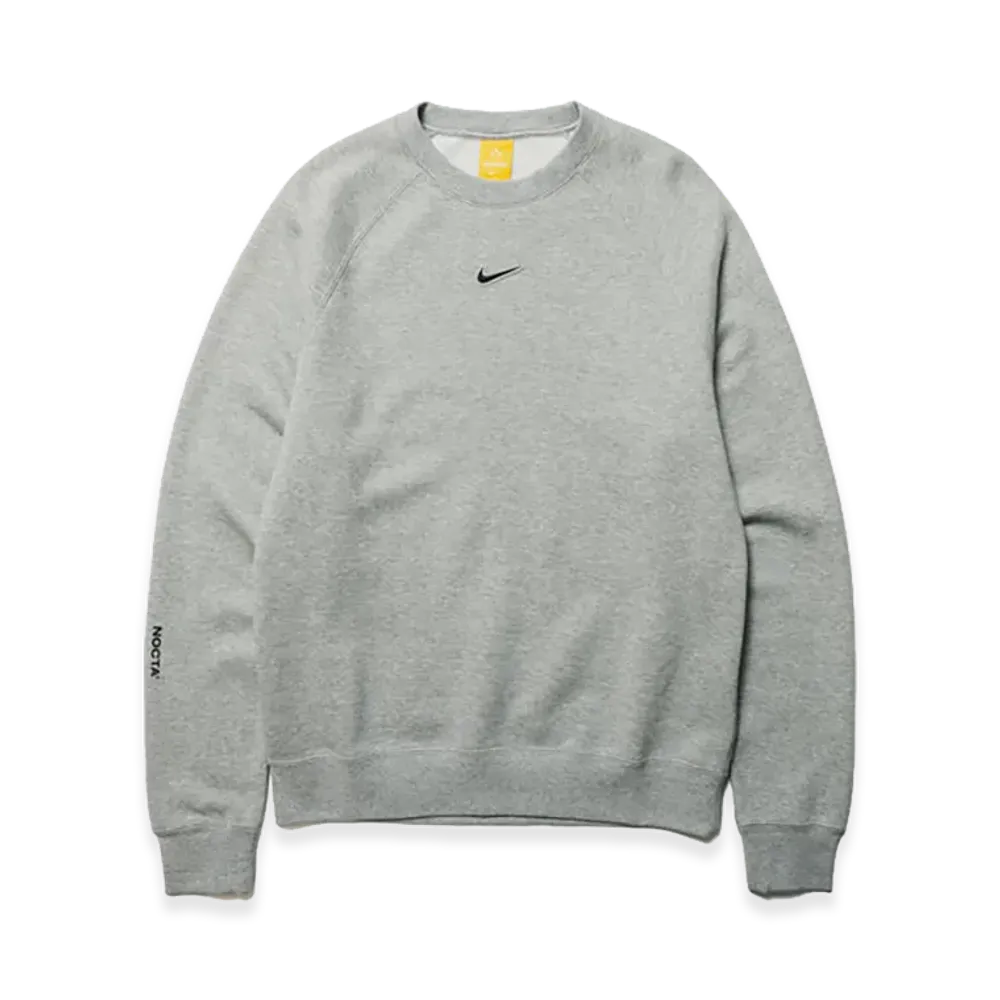 Nike x NOCTA NRG Nocta CS Fleece L/S Crew "Dark Grey Heather"