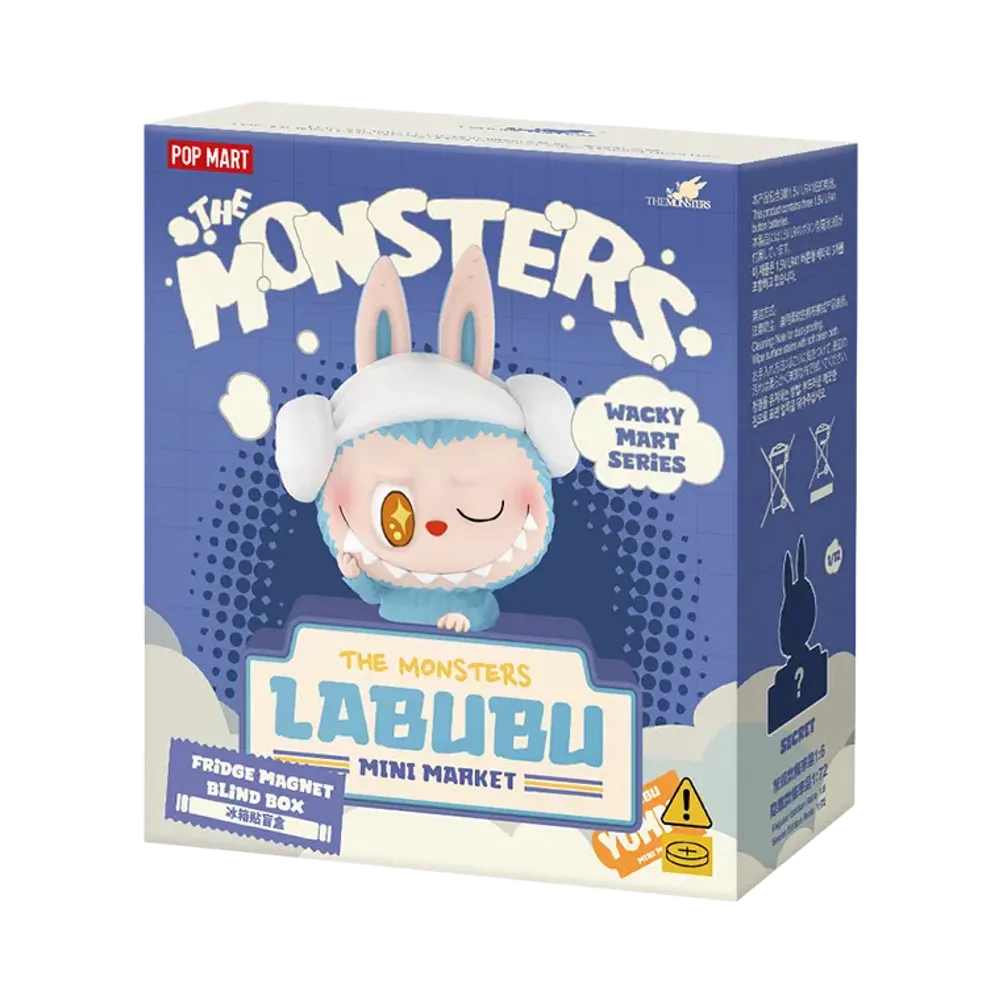 POP MART THE MONSTERS (LABUBU) Wacky Mart Series-Fridge Magnet Blind Box [Piece]