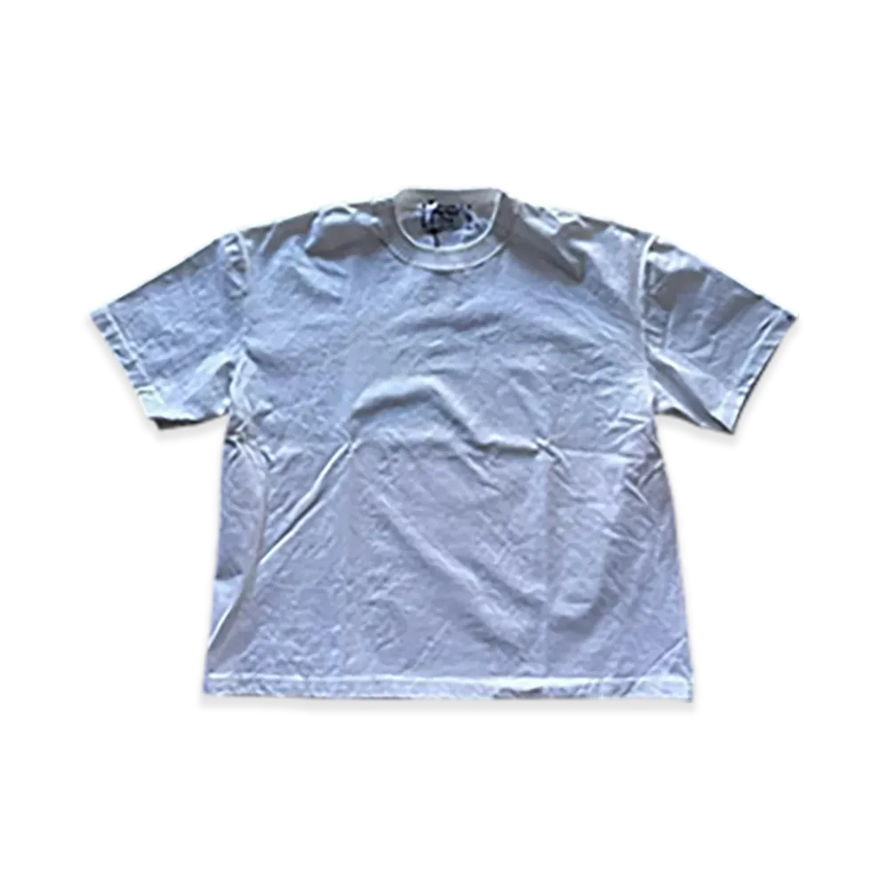 Perfect Ribs Basic Short Sleeve T-Shirts "White"