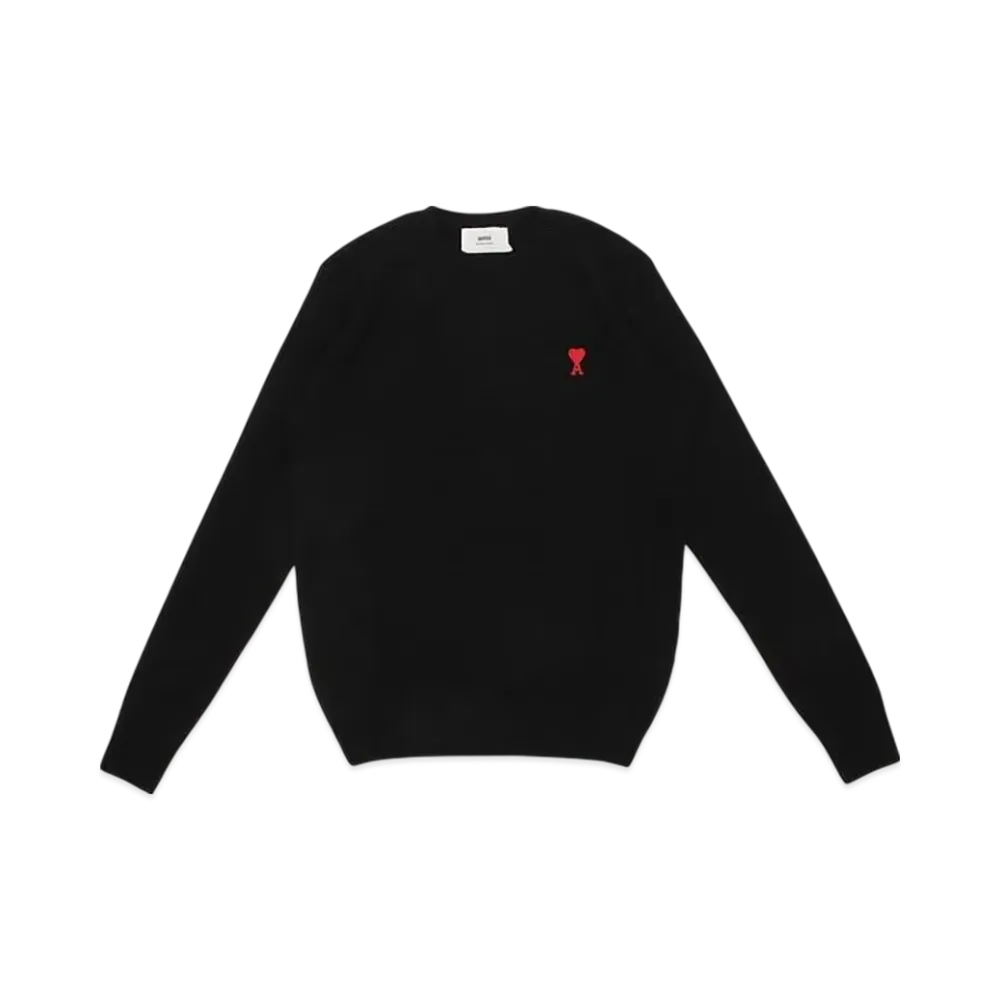AMI PARIS Knit Sweater "Black"