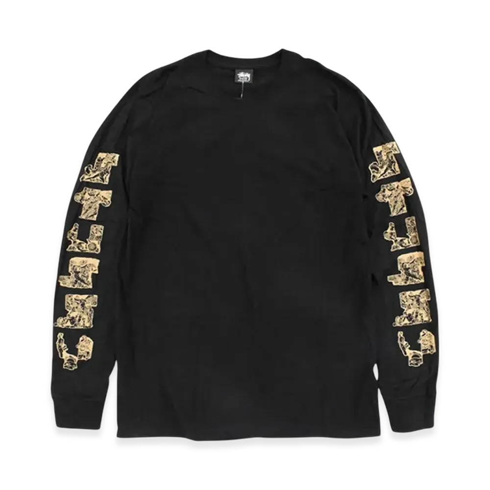 Stussy Sculptures LS Tee "Black"