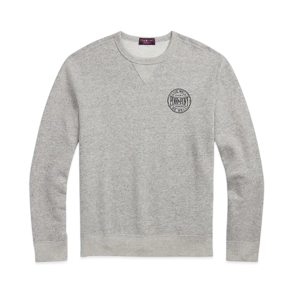 Polo Ralph Lauren Pink Pony Sweatshirt "Gray"