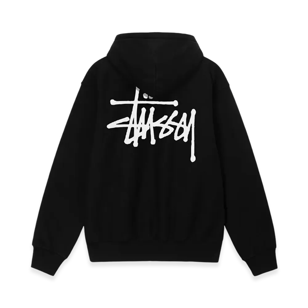 Stussy Basic Stussy Pigment Dyed Hoodie "Black"