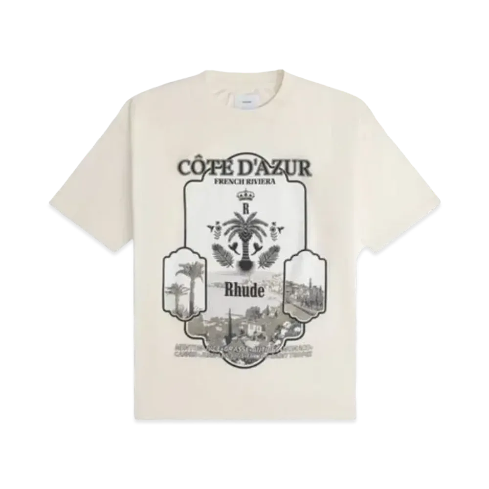 RHUDE Azur Mirror Tee "White"