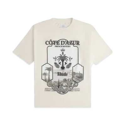 RHUDE Azur Mirror Tee "White"