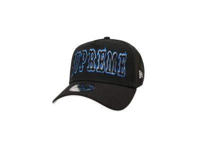 Supreme Gothic Outline Adjustable New Era "Black"