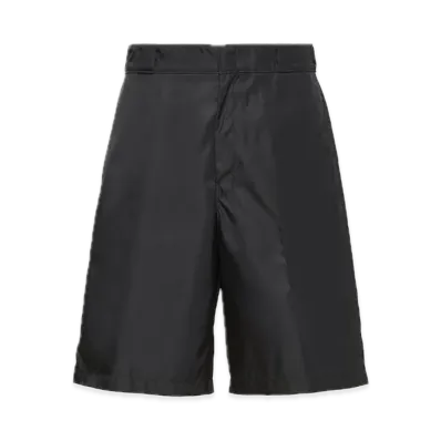 PRADA Re-Nylon Bermuda Shorts "Black"