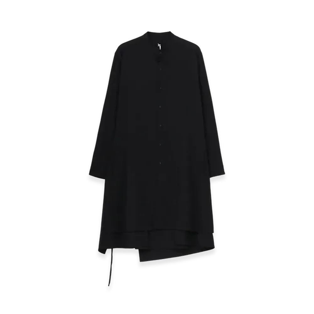 Ground Y Wool Gabardine 3Way Long Shirt "Black"