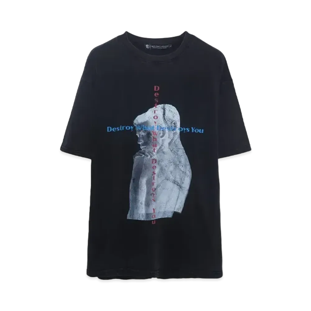 A GOOD BAD INFLUENCE DESTOROY WHAT T-SHIRT "BLACK"