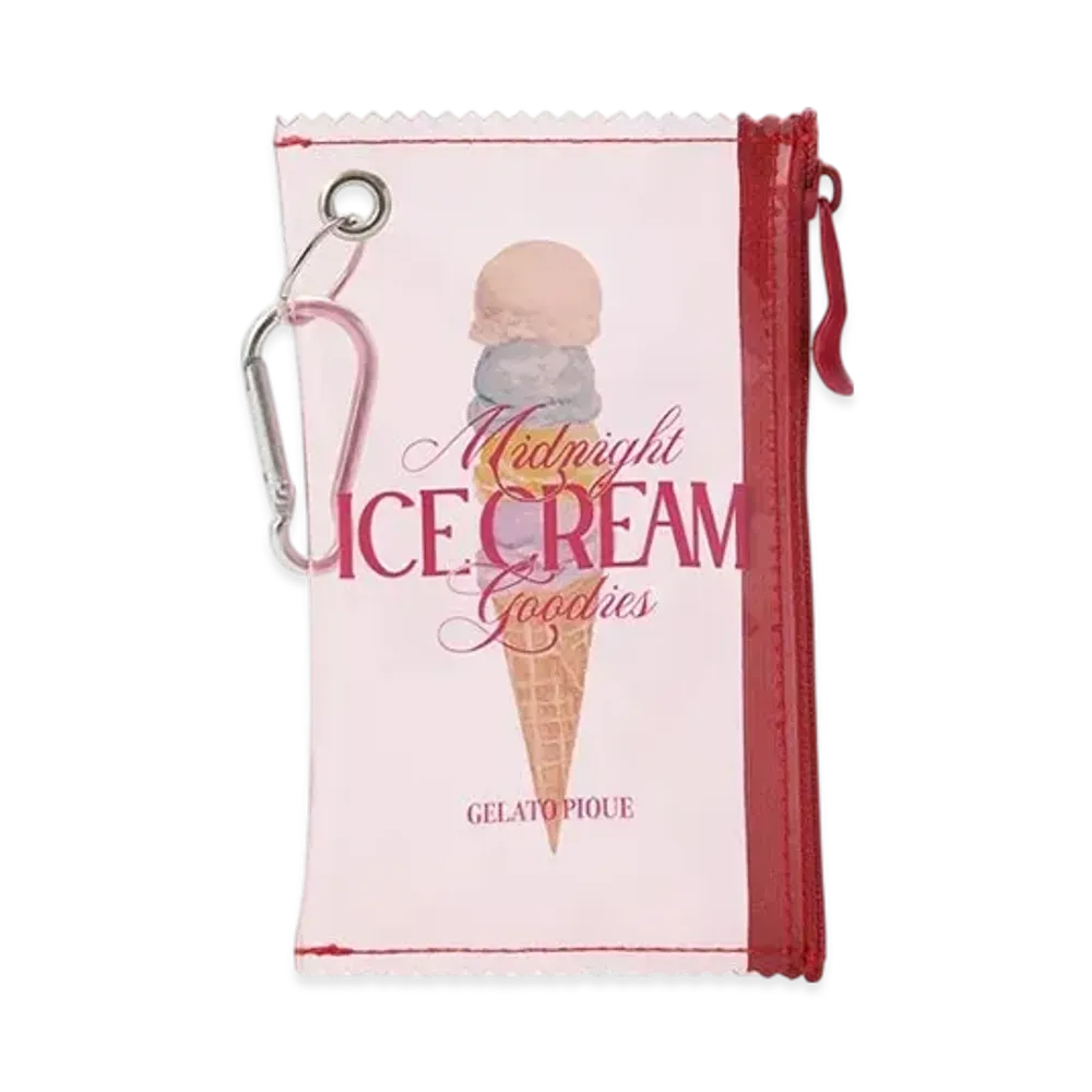 GELATO PIQUE Cool Collection Ice PVC Mini Pouch "Pink"
