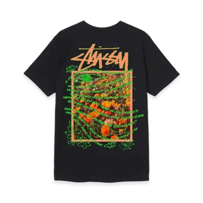 Stussy Super Bloom Tee "Black"