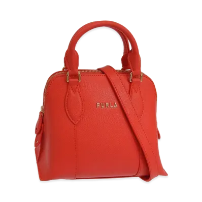 FURLA Vittoria S Dome Bag "Red"