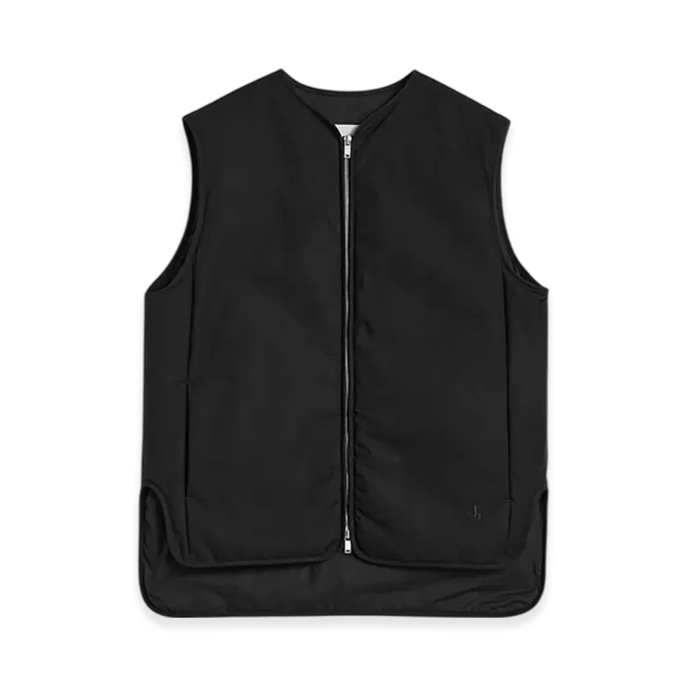 Jil Sander Cotton Padded Vest "Black"