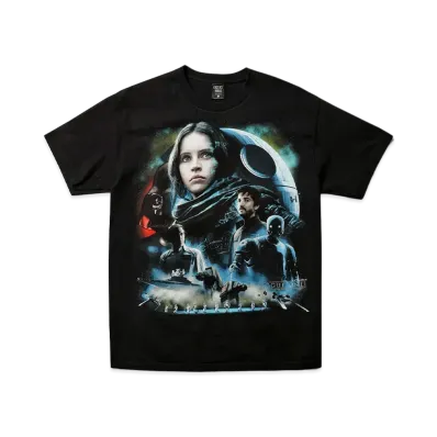 Geeks Rule x Rogue One A Star Wars Story Silkscreen Printing T Shirt "Black"