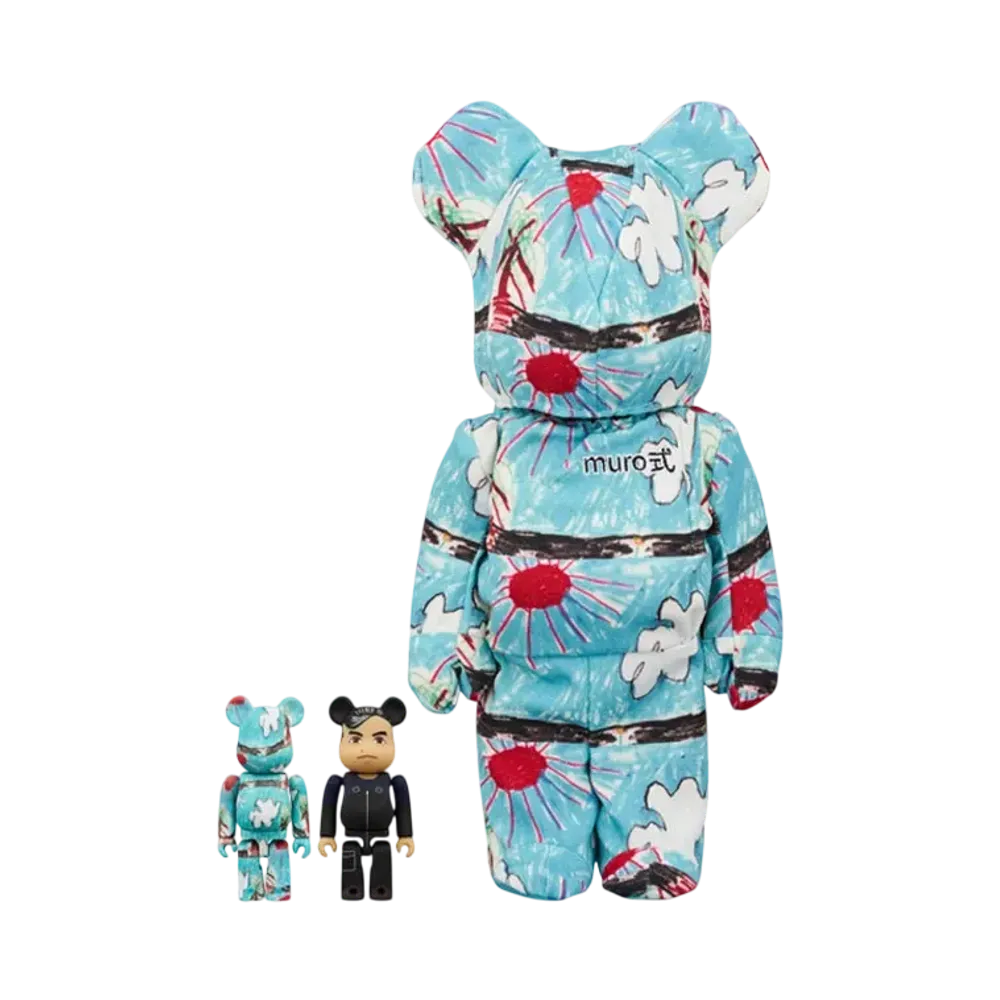 MEDICOM TOY "BEARBRICK" murotsuyoshi 100% & 400% 3PCS