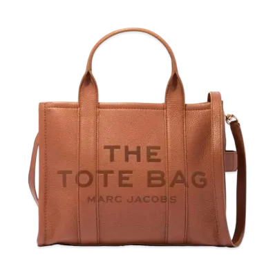 Marc Jacobs The Leather Small Tote Bag "Argan Oil"