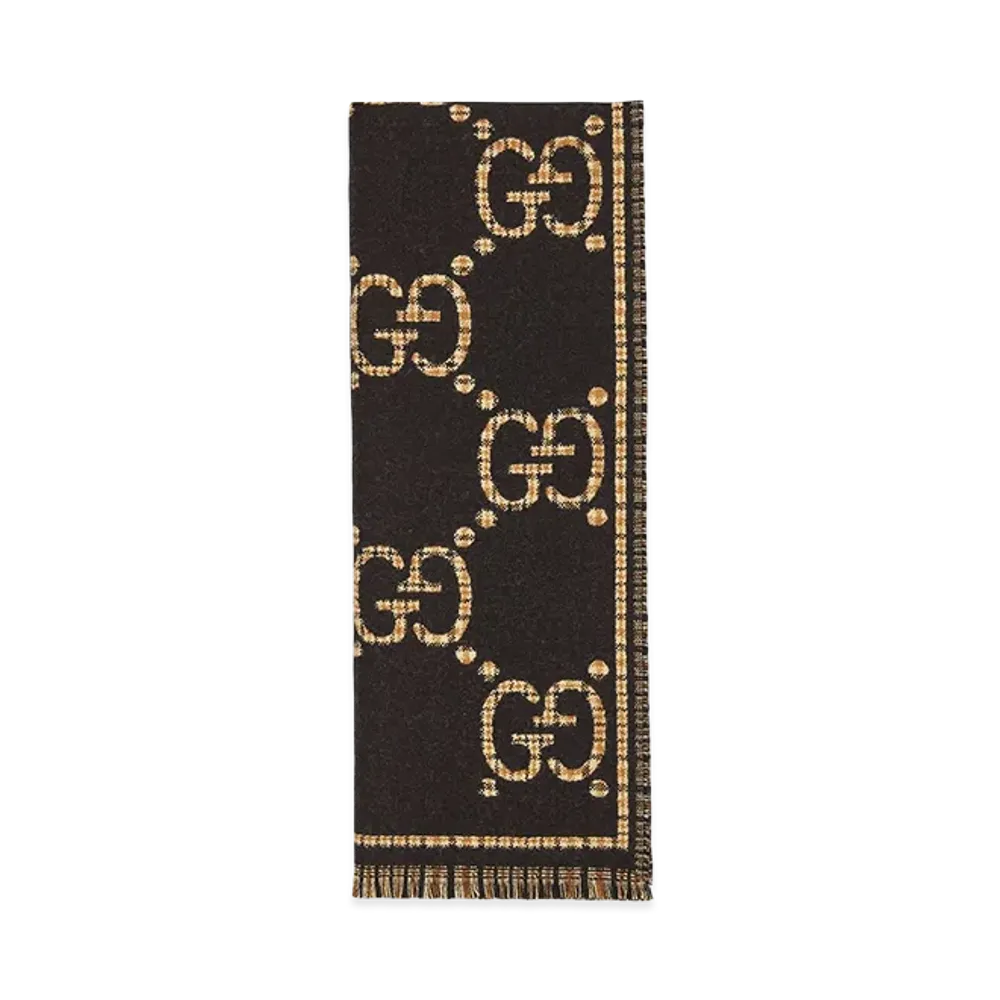 GUCCI Cruise Scarfs "Brown"