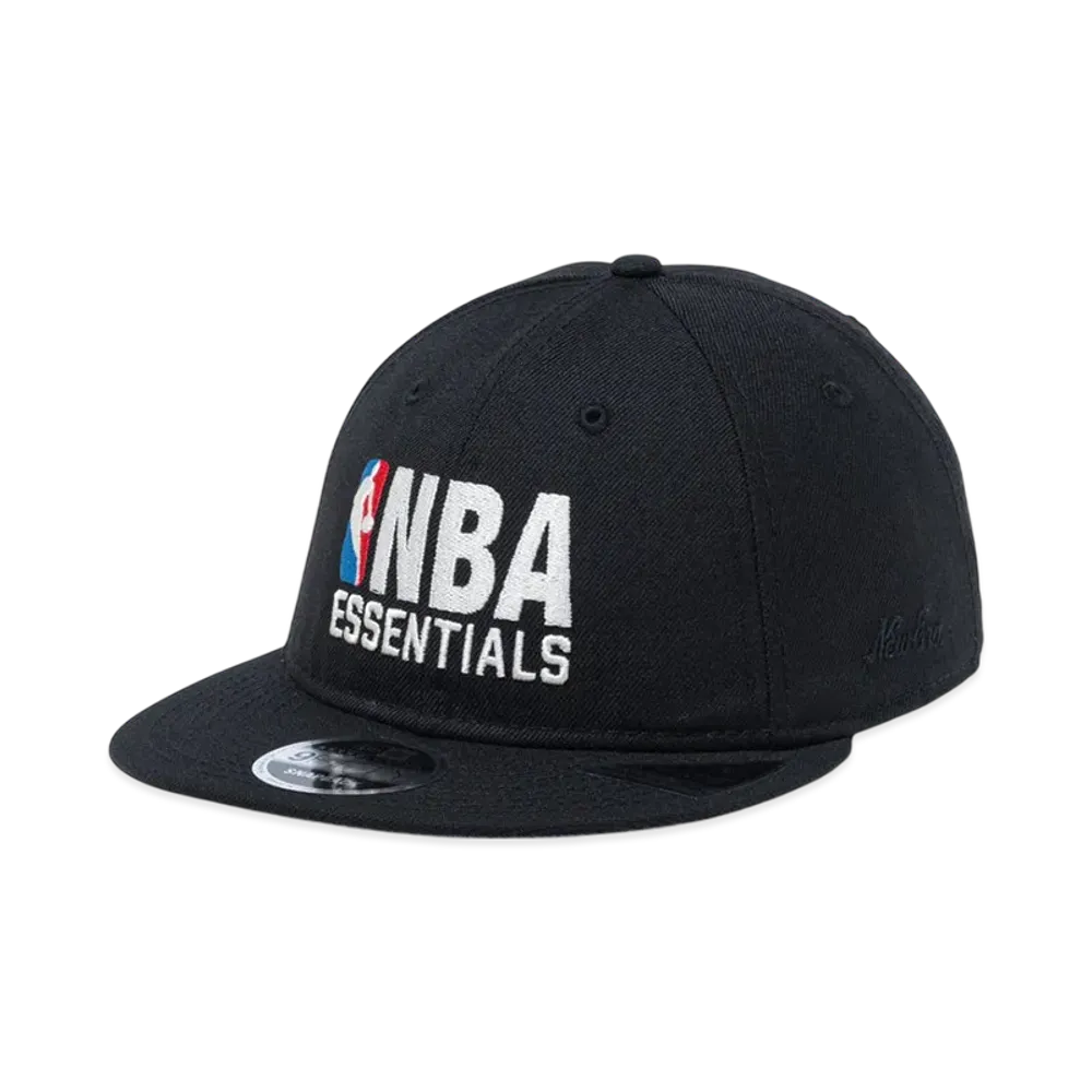 NEW ERA x FEAR OF GOD ESSENTIALS x NBA Logo RC 9Fifty Cap "Black"