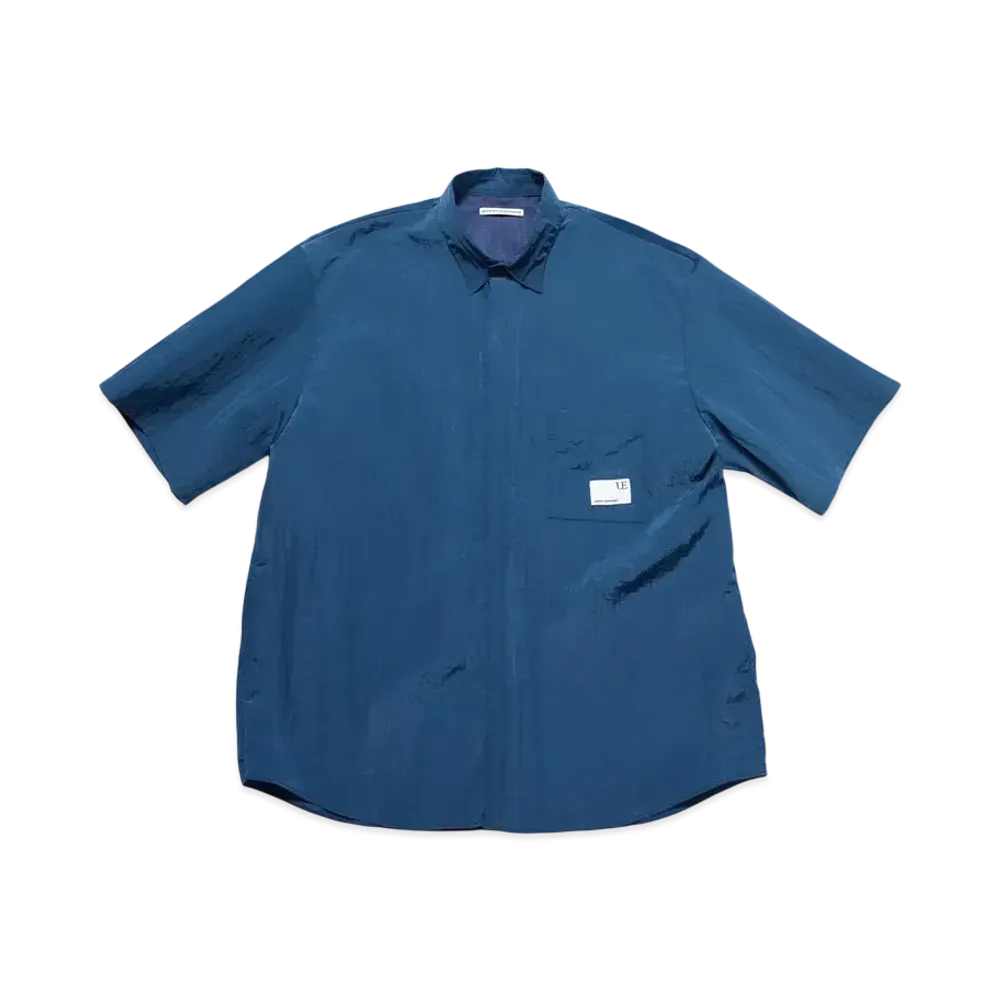 uniform experiment Crystal Nylon Ventilation Shirt "Navy"