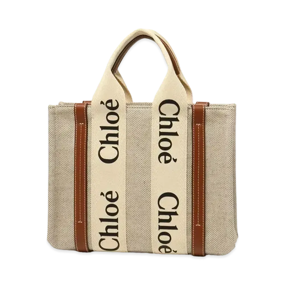 Chloe Cotton Canvas bag "Brown"