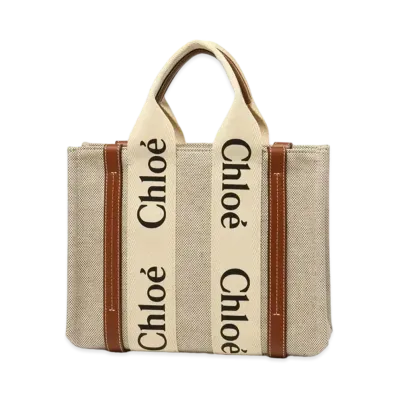 Chloe Cotton Canvas bag "Brown"