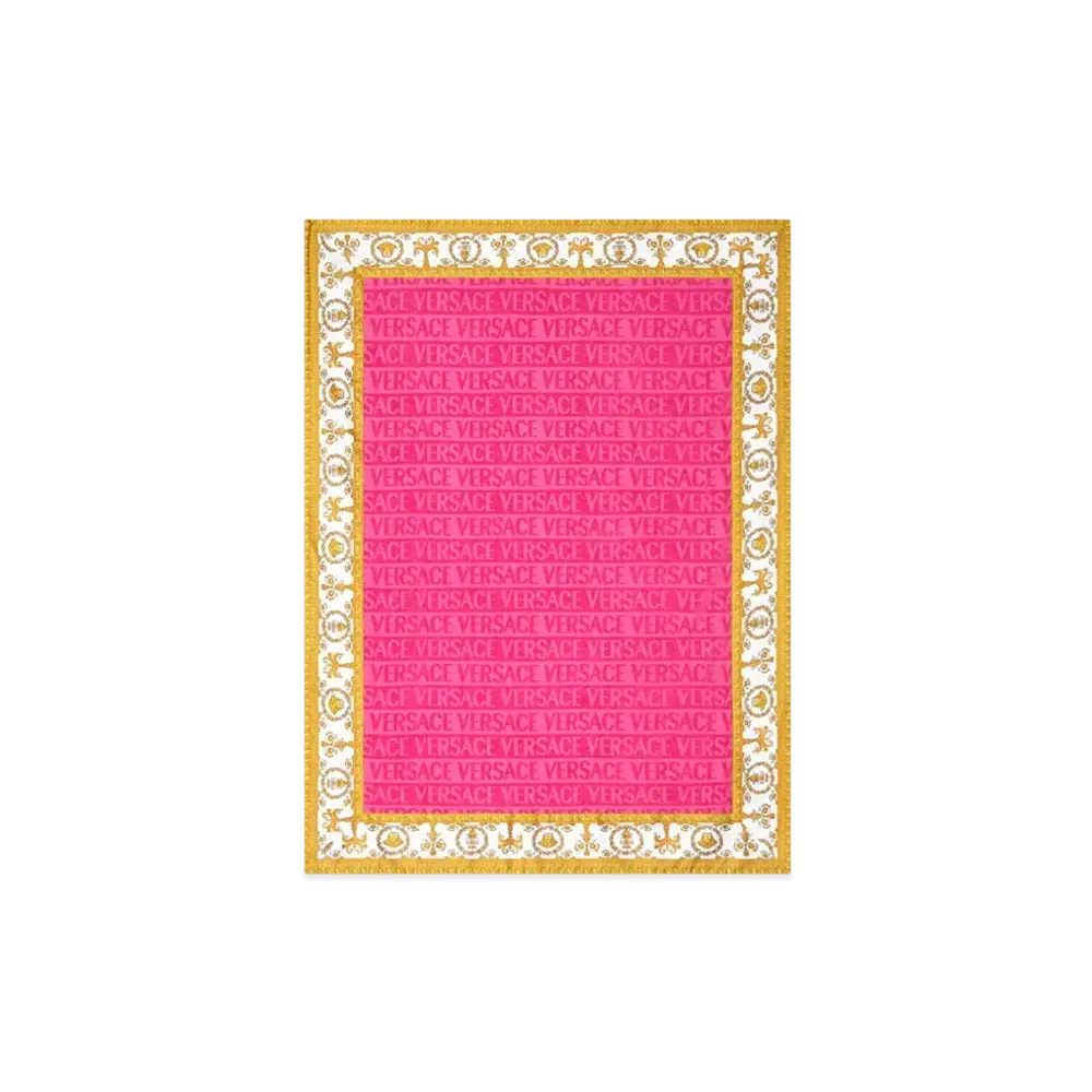 Versace I Love Baroque Beach Towel "Pink"