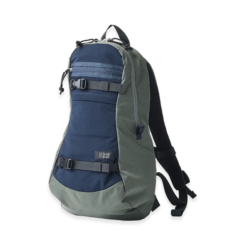 SEDAN ALL-PURPOSE Gourd Backpack "Olive/Navy"