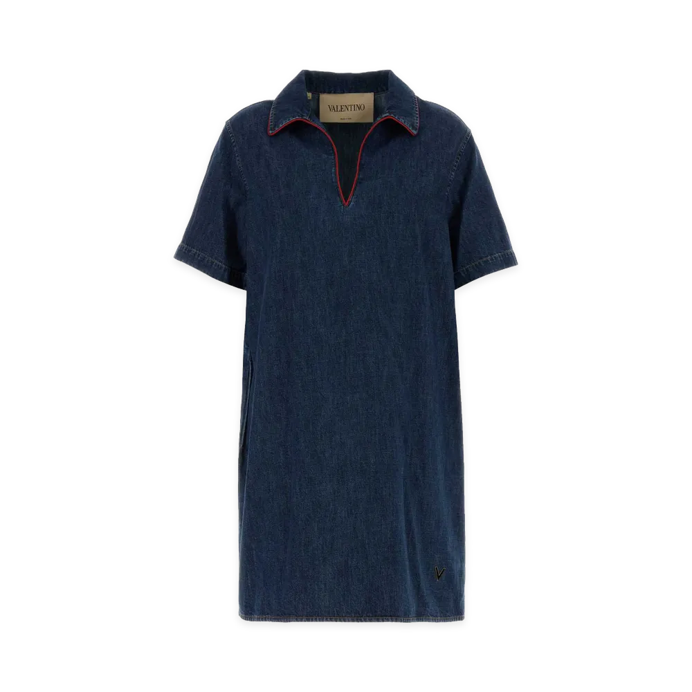 Valentino Women's Denim Dress "Indigo Blue"