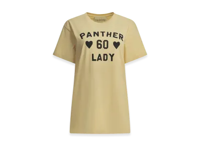 Valentino Women's Panther Lady Crew-Neck T-Shirt "Beige"