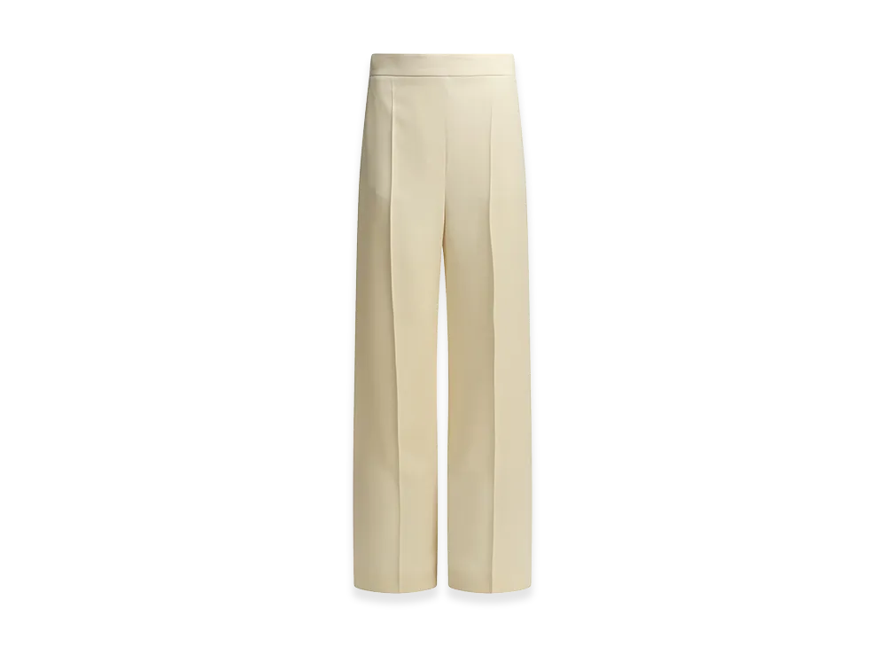 Valentino Women's Silk Tailored Pants "White"